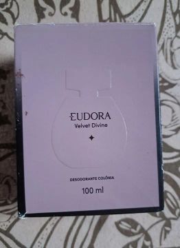 Desodorante Colônia Eudora Velvet Divine 100ml