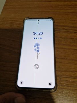 Galaxy S20 c/ fina linha verde