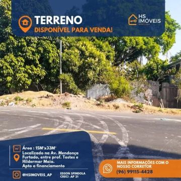 terreno na Av. mendonça Furtado