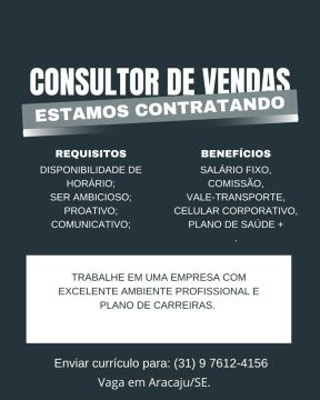 Venha fazer parte do nosso time! 