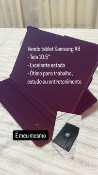 Tablet Samsung A8 - Tela 10.5"