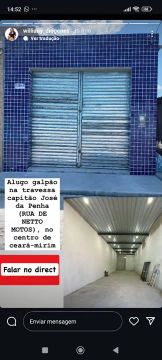 Galpão para alugar no centro de Ceará-Mirim
