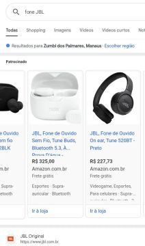 Fone de Ouvido JBL Tune 520BT - branco 