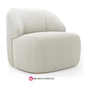 Poltrona Organica Fixa Boucle Nova Direto da Fábrica