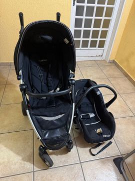 Carrinho kiddo e bebê conforto 