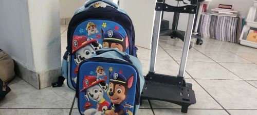 Mochila de rodinhas Patrulha Canina 