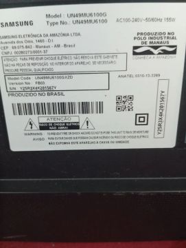  Samsung 49 Tv com defeito na principal 