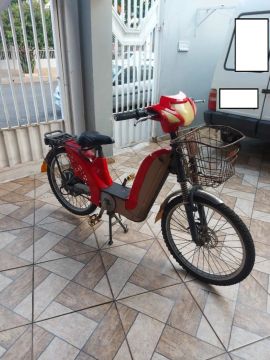Bicicleta Elétrica - Sousa Bike Cor Vermelha