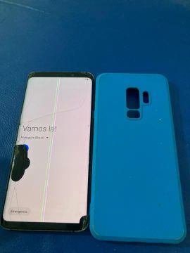 S9 Plus tela quebrada 