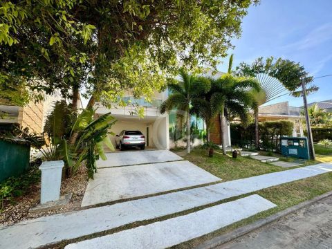 Casa com 4 dormitórios para alugar, 400 m² por R$ 16.000,00/mês - Alphaville Fortaleza - F