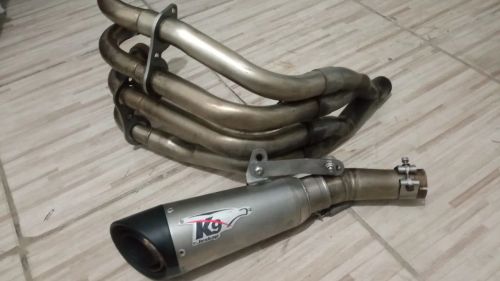 Escapamento completo Jeskap K9 para Hornet carburada e outras