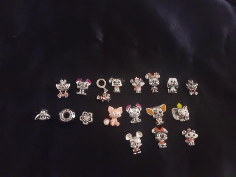 Charms Disney - prata 925 - Inspiração Pandora