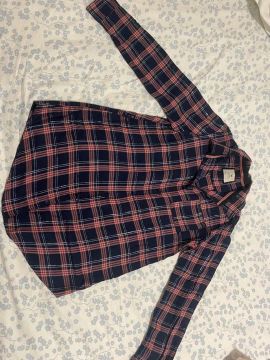 Vestido chamise xadrez em viscose com fio de lurex 