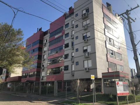 Apartamento com 60m² no Bairro Jardim Lindóia, 2 dormitórios, sala de estar com sacada e c
