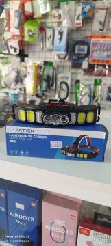 Lanterna led de cabeça recarregável 