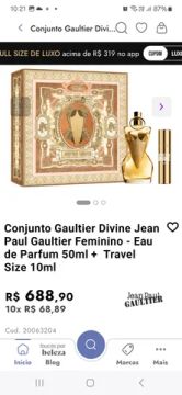 Perfume Divine Jean Paul Gaultier