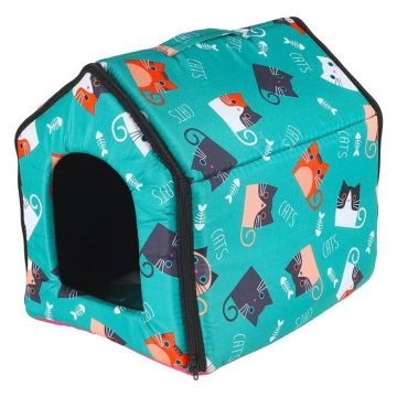 Casinha para Pet Gato/Cachorro 34x35x41cm