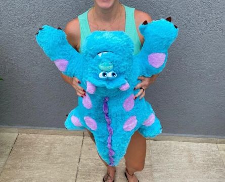 Pelúcia do Monstro Sulley do Monstros S.A.