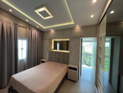 Apartamento mobiliado a 50m do mar, próximo ao pier 