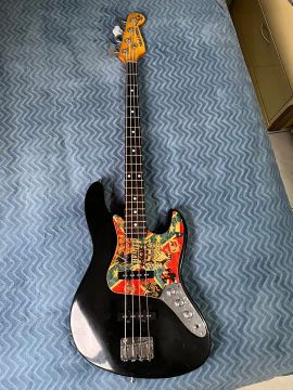 Contrabaixo Giannini Stratosonic Jazz Bass passivo - Personalizado TEXAS FUNERAL