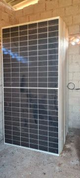 Solar placas solar 105 unid e inversor 75k