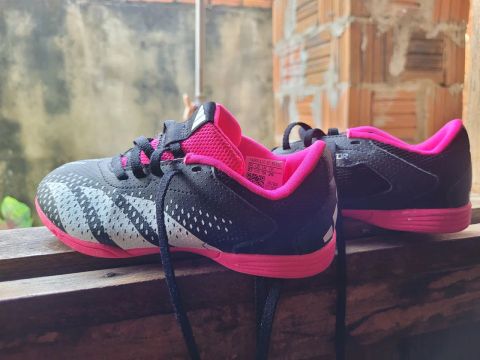 Tênis Adidas Infantil Futsal - Tamanho 27
