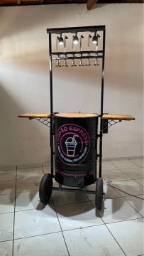 CARRINHO TONEL PARA DRINKS