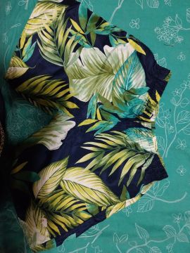 Shorts de Praia Masculino Tropical