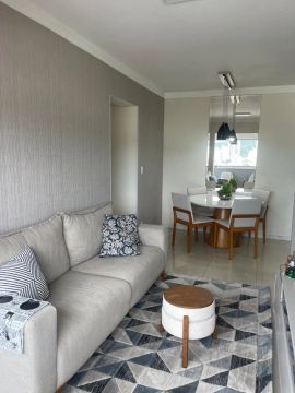 Apartamento de 1 suite + 2 dormitórios completament mobiliado, eletros e 3 ar condicoonado