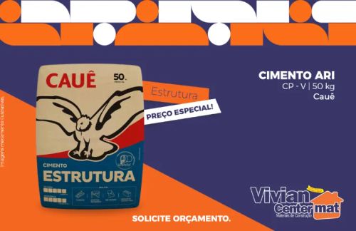 Cimento Estrutura 50kg Cauê CPV-ARI RS