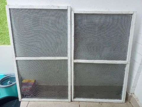 kit 2 telas anti insetos para janelas boas e baratas