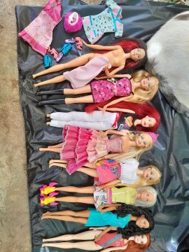 Lote incrível! Barbies lindas! 