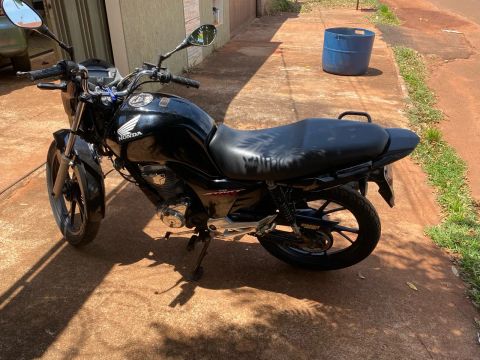 Honda CG 160 START - Preta - 2018