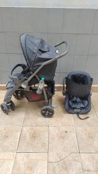 Carrinho de Bebê + Bebê Conforto