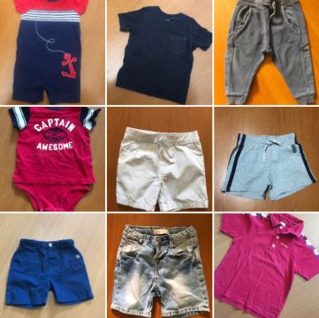 Lote com 9 peças bebê 1 ano (12 a 24 meses) Zara e importados 
