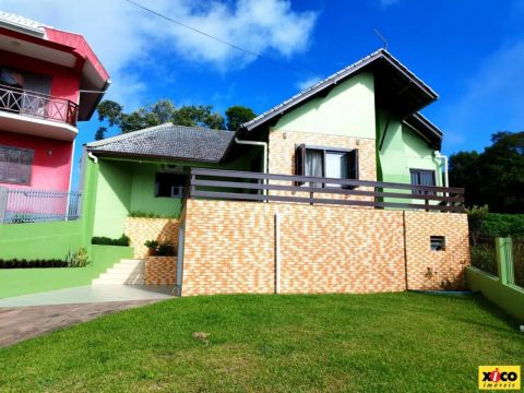 Casa / Sobrado para Venda em Nova Petrópolis, Vila Germânia, 3 dormitórios, 2 suítes, 3 ba