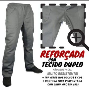 Calça Reforçada com Tecido Duplo