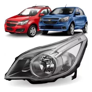 Farol Agile Montana Cinza 2012 2013 2014 2015