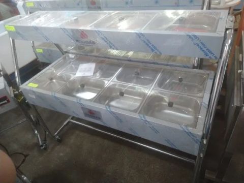 BUFFET TERMICO 8 CUBAS/ FRIO 4 CUBAS
