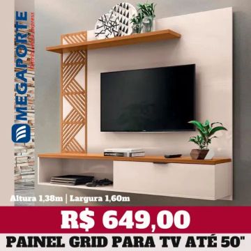 Painel Home Suspenso para Televisão até 50" (Novo) Entrega Grátis!