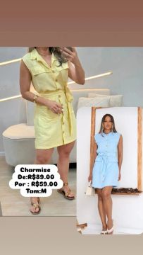 Vestido linho novo 