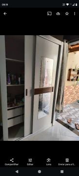 Guarda-roupa duas portas branco 