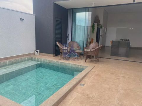 Casa mobiliada com piscina para venda, Loteamento Riviera, Porto Rico PR