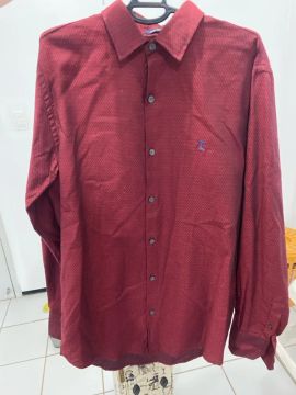 Camisa Manga Longa Ad&Co vermelha tamanho M