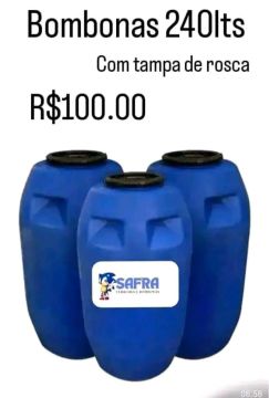 Bombonas varios tamanhos 