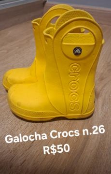 Galochas Crocs Infantil n.26