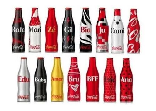 Coleção completa 15 Mini garrafinhas Coca-Cola da Galera
