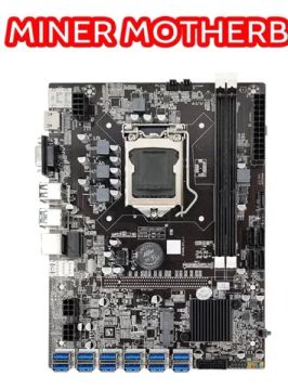 Placa mae com processador e memoria