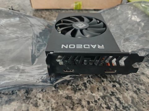 Placa de Vídeo gtx Radeon RX6500 xt nova( Pouco uso)