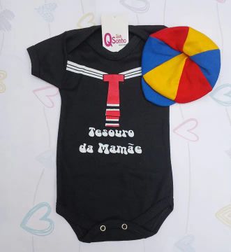 Body Bebê kiko e boina 
